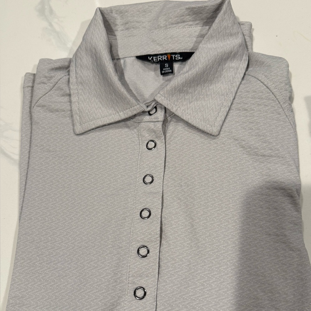 Kerrits Light Gray Top size small